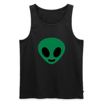 Alien - Männer Premium Bio Tank Top - Schwarz - Vorne - AI Model Male 178 light (178cm)