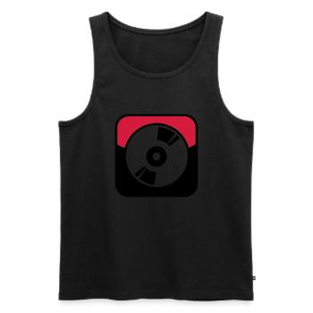 symbol38_2c - Men's Premium Organic Tank Top - black - Front - AI Model Male 178 light (178cm)