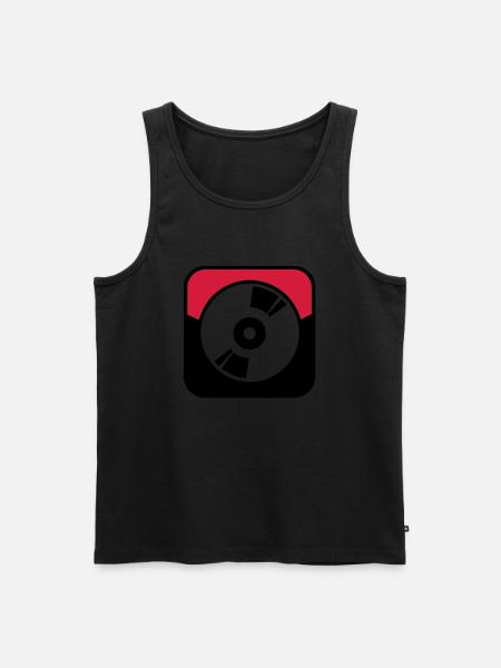 symbol38_2c - Men's Premium Organic Tank Top - black