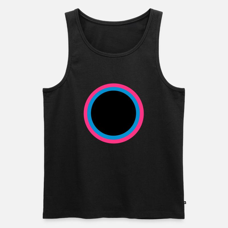 Kreis - Männer Premium Bio Tank Top - Schwarz