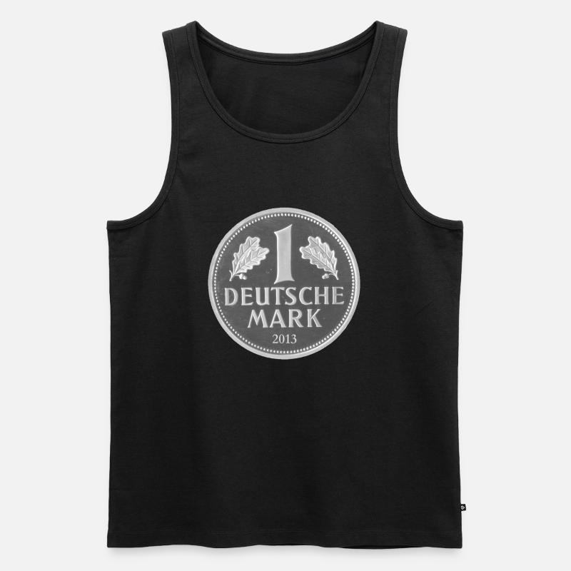 Deutsche Mark Münze 2013 - Männer Premium Bio Tank Top - Schwarz