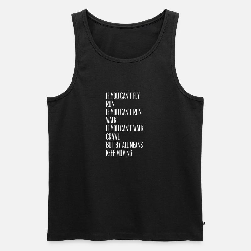 Martin Luther King Jr. - Männer Premium Bio Tank Top - Schwarz