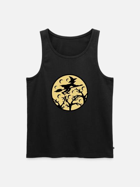 Witch Moon - Débardeur bio Premium Homme - noir