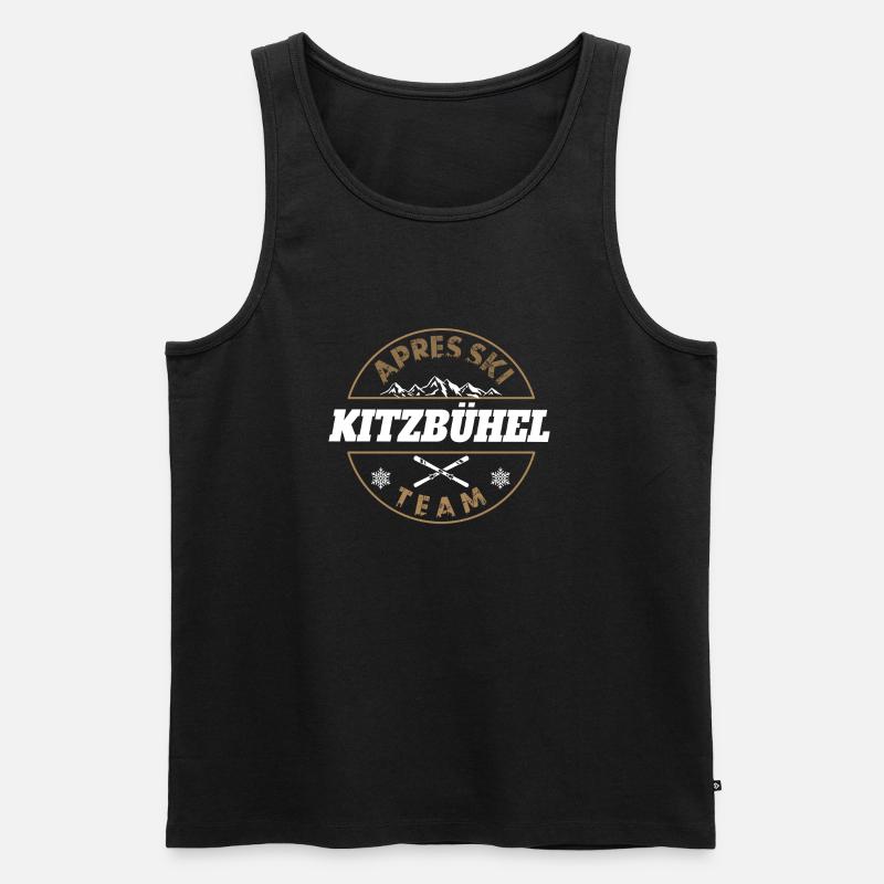 Kitzbühel Apres ski team - Männer Premium Bio Tank Top - Schwarz
