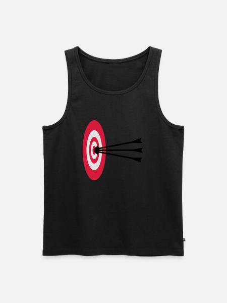 Archery Design - Men's Premium Organic Tank Top - black