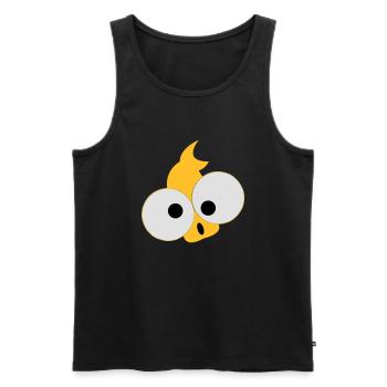 Fisch - Männer Premium Bio Tank Top - Schwarz - Vorne - Michal (187cm)