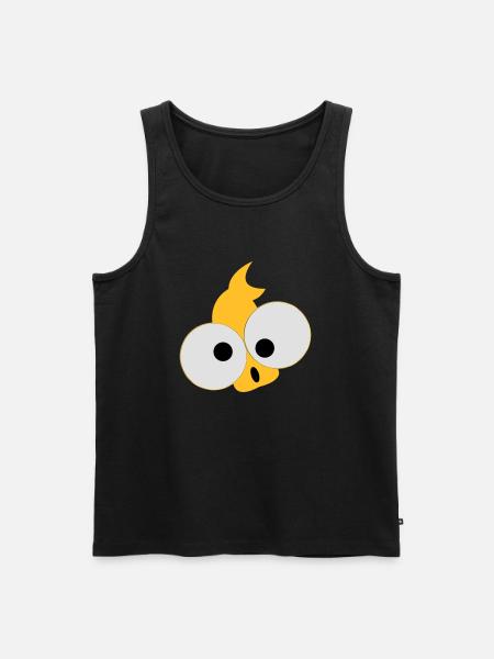 Fisch - Männer Premium Bio Tank Top - Schwarz