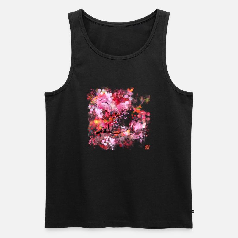 lebendige farben - Männer Premium Bio Tank Top - Schwarz