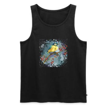 Oiseau de sikorka - Débardeur bio Premium Homme - noir - Devant - Michal (187cm)