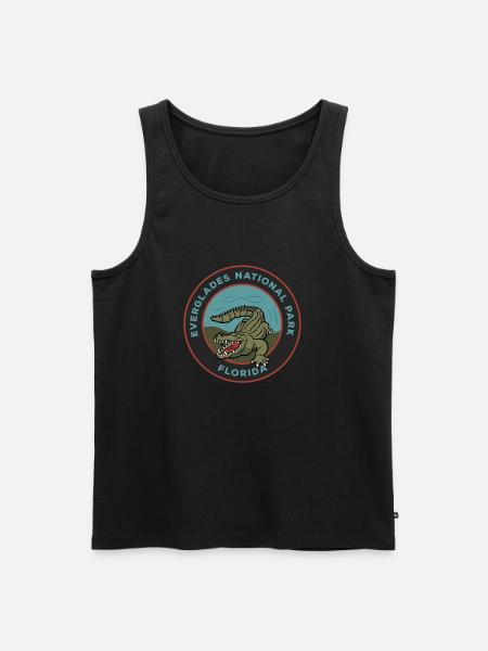 Everglades National Park - Men's Premium Organic Tank Top - black