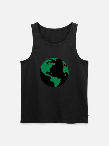 erde_001 - Men's Premium Organic Tank Top - black