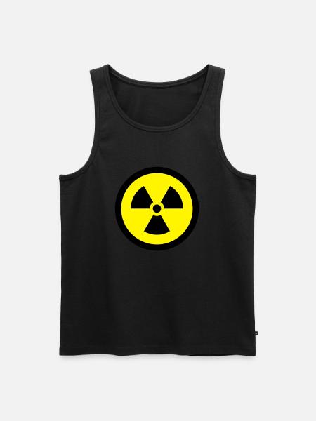 RADIOAKTIV - Männer Premium Bio Tank Top - Schwarz