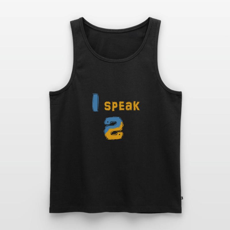 I Speak Python - For all Coder in Python Männer Premium Bio Tank Top