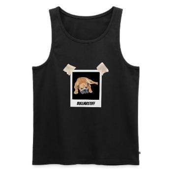 Cute Bullmastiff Photo Dog Dogs Animal Animals - Men's Premium Organic Tank Top - black - Front - Michal (187cm)