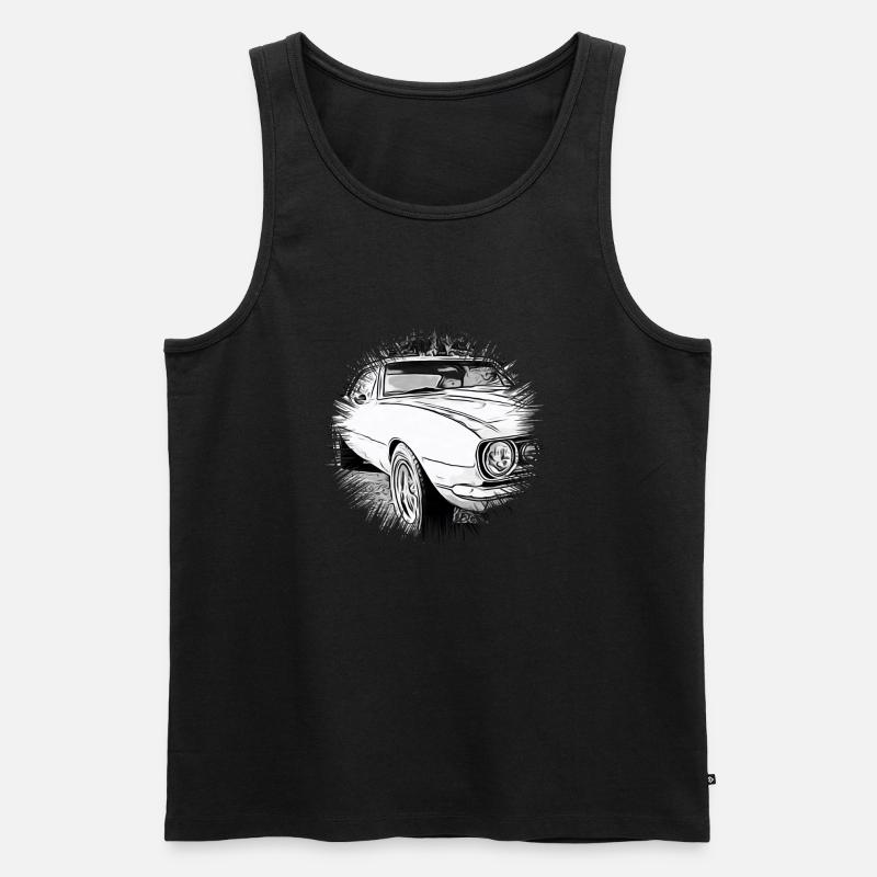 Auto - Männer Premium Bio Tank Top - Schwarz