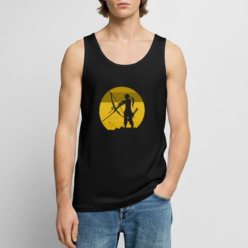 Bogenjagd Bogenschießen Langbogen Bogen & Pfeil Bogen Bogen Männer Premium Bio Tank Top