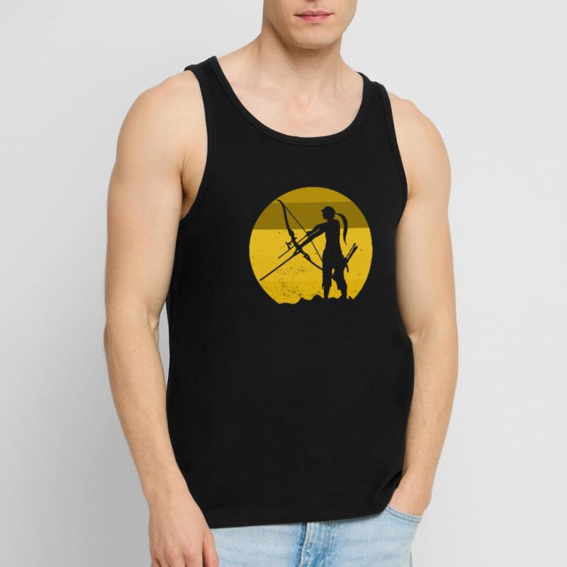 Bogenjagd Bogenschießen Langbogen Bogen & Pfeil Bogen Bogen Männer Premium Bio Tank Top