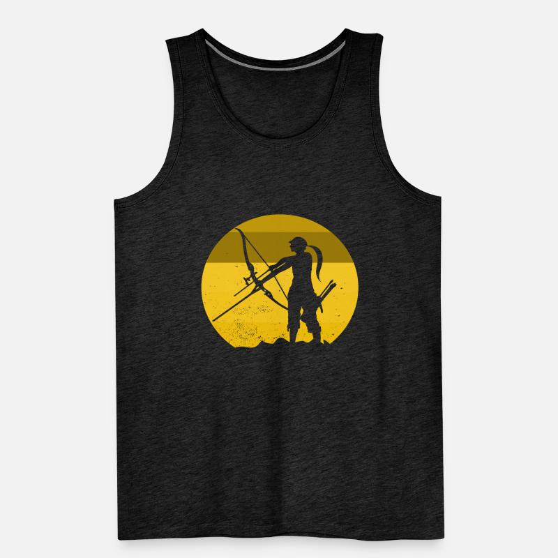 Bogenjagd Bogenschießen Langbogen Bogen & Pfeil Bogen Bogen Männer Premium Bio Tank Top