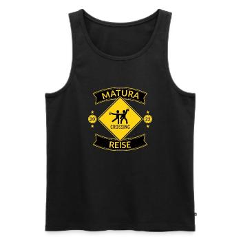 Maturareise 2022 Matura Geschenk Maturant - Männer Premium Bio Tank Top - Schwarz - Vorne - Michal (187cm)