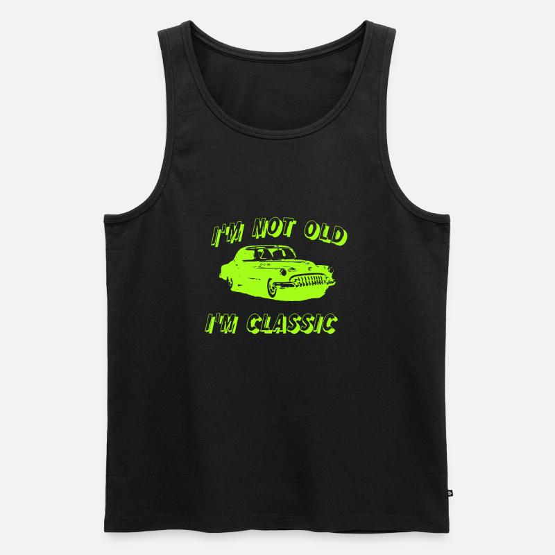 Auto - Männer Premium Bio Tank Top - Schwarz