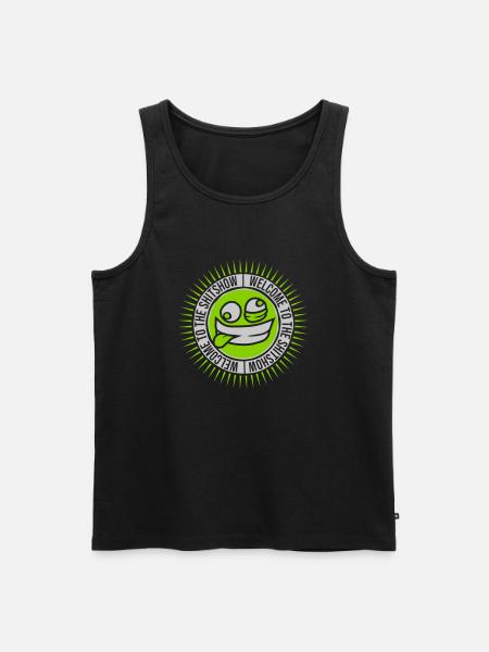 Face Crazy Shitshow - Débardeur bio Premium Homme - noir