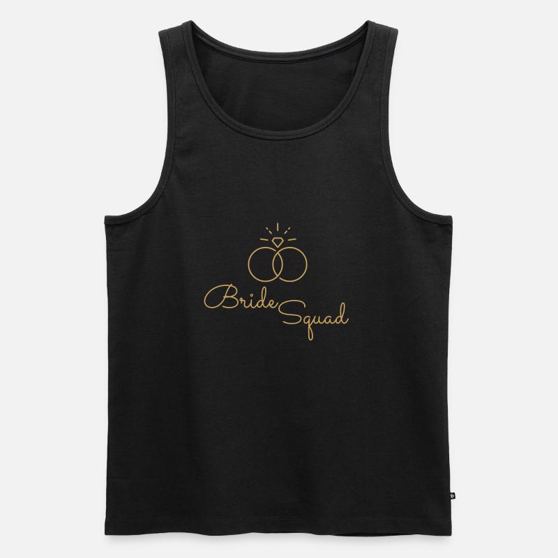 Bride Squad - Männer Premium Bio Tank Top - Schwarz