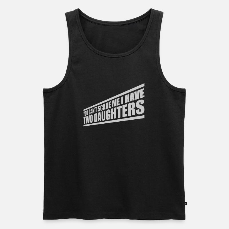 I have two daughters - Männer Premium Bio Tank Top - Schwarz