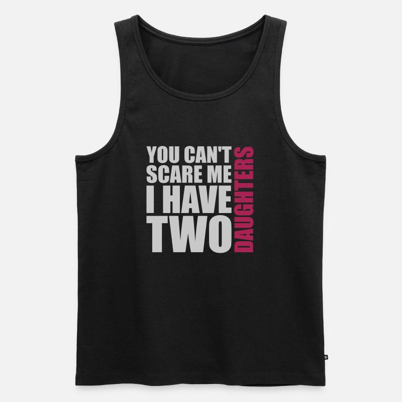 I have two daughters - Männer Premium Bio Tank Top - Schwarz