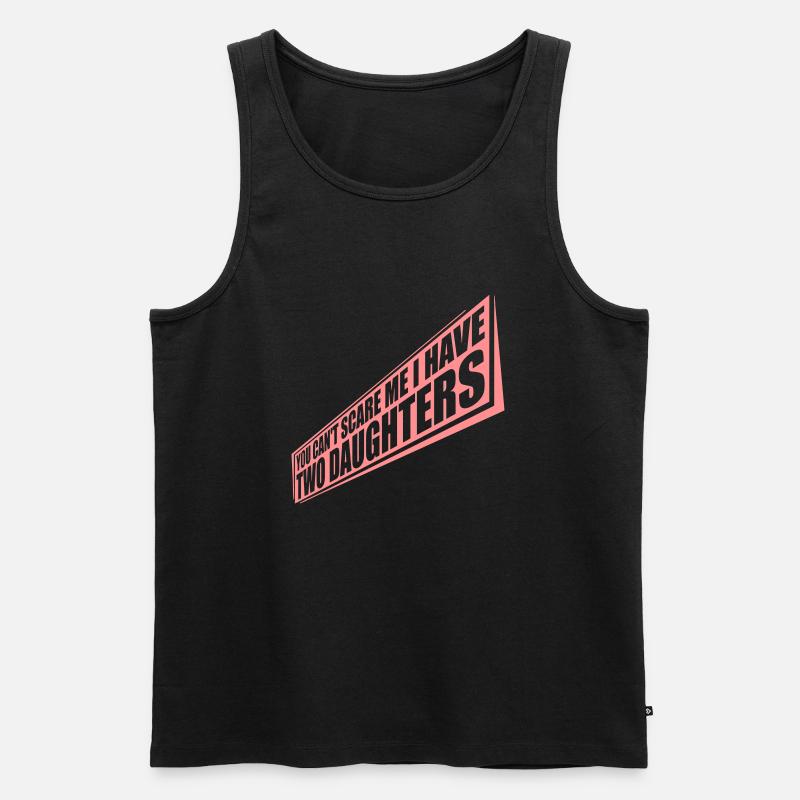 I have two daughters - Männer Premium Bio Tank Top - Schwarz