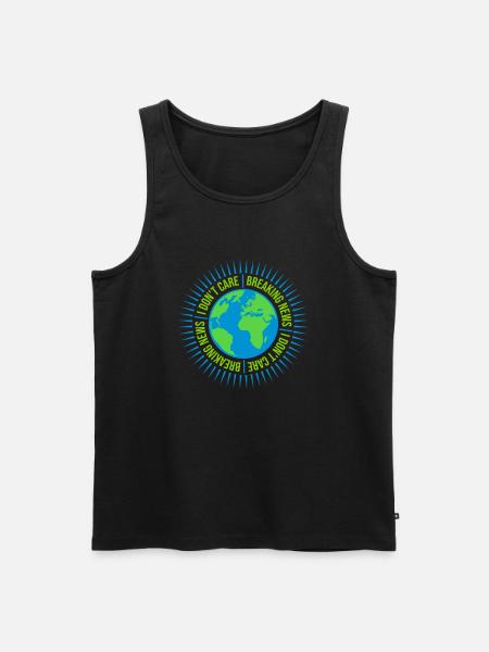 Breaking news don't - Men's Premium Organic Tank Top - black