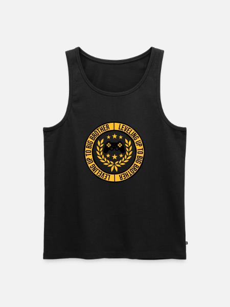 Leveling up big brother - Men's Premium Organic Tank Top - black