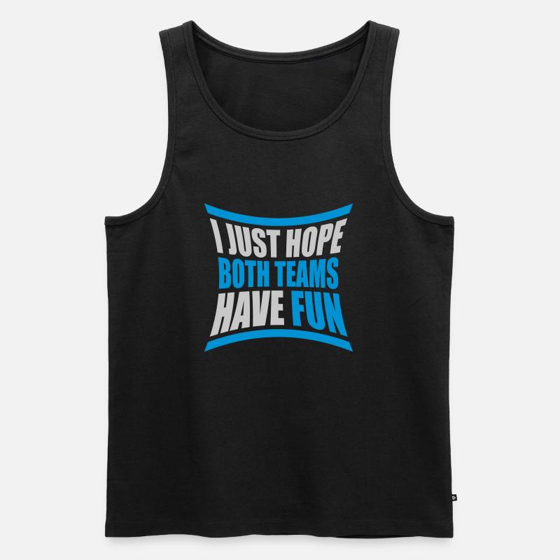 Both Teams Have Fun - Männer Premium Bio Tank Top - Schwarz
