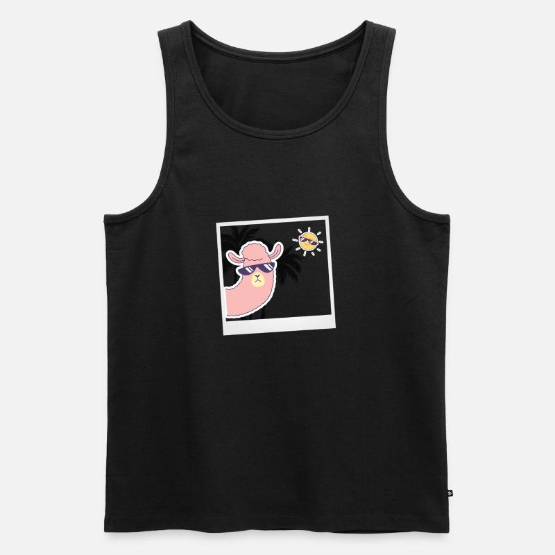 Selfie. - Männer Premium Bio Tank Top - Schwarz