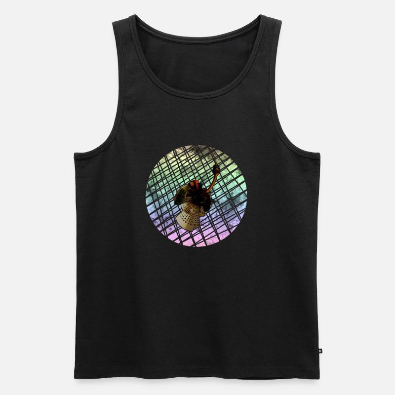 DüsseldorfDirtyPastel - Männer Premium Bio Tank Top - Schwarz