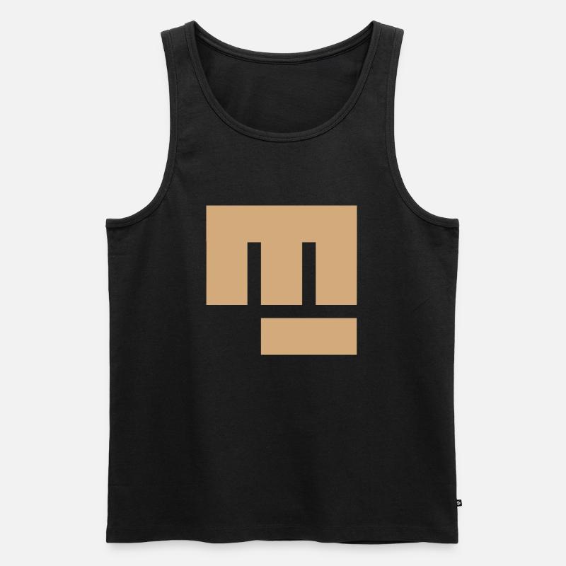 Ghettofaust - Männer Premium Bio Tank Top - Schwarz