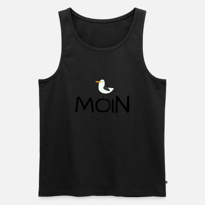 moin moewe 1 - Männer Premium Bio Tank Top - Schwarz