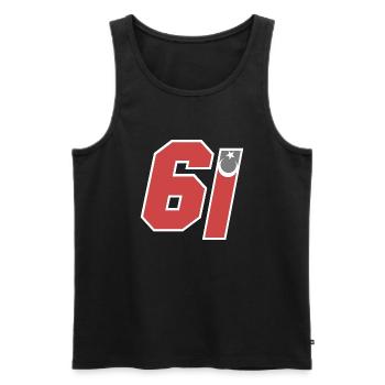 Trabzon - Männer Premium Bio Tank Top - Schwarz - Vorne - AI Model Male 178 light (178cm)