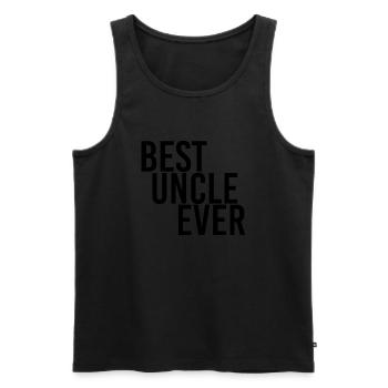 best uncle ever - Men's Premium Organic Tank Top - black - Front - AI Model Male 178 light (178cm)