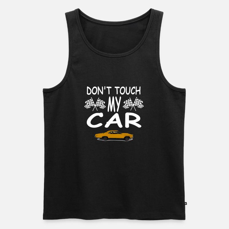 Auto - Männer Premium Bio Tank Top - Schwarz