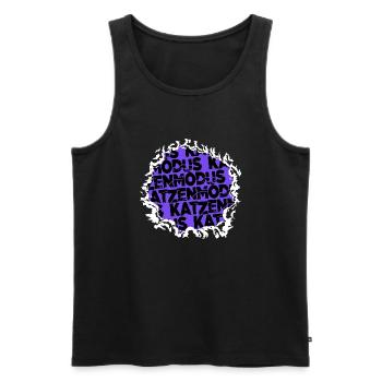weihnachten tier säugetier geburtstagsgeschenk - Männer Premium Bio Tank Top - Schwarz - Vorne - Michal (187cm)