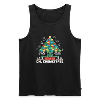 Oh Chemistree - Männer Premium Bio Tank Top - Schwarz - Vorne - Michal (187cm)