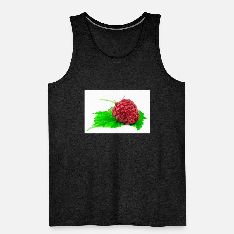 Himbeere. raspberry Männer Premium Bio Tank Top