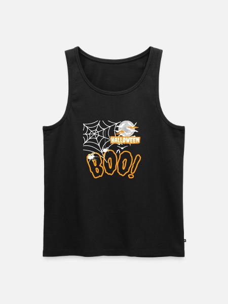 HALLOWEEN - Men's Premium Organic Tank Top - black