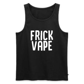 Frick Vape - Men's Premium Organic Tank Top - black - Front - AI Model Male 178 light (178cm)