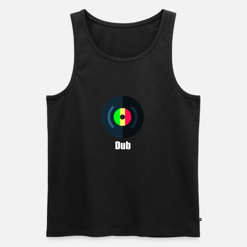 Dub - Männer Premium Bio Tank Top - Schwarz
