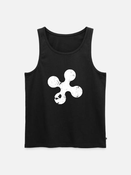 Lombardy Cross - Men's Premium Organic Tank Top - black