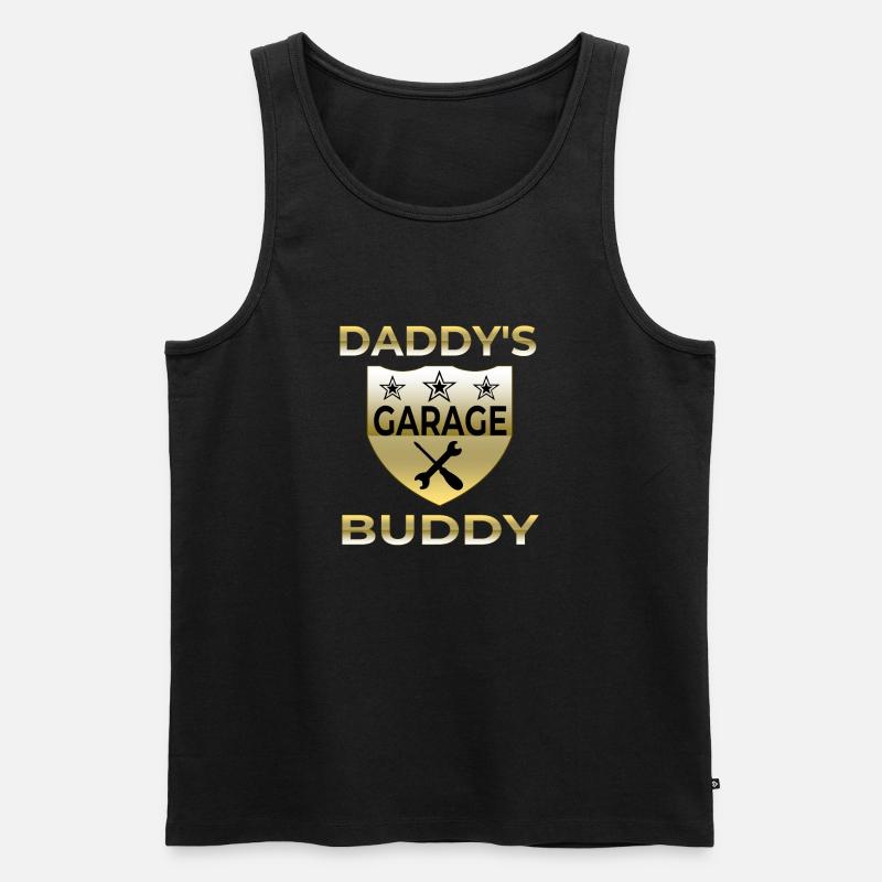 Garage - Männer Premium Bio Tank Top - Schwarz
