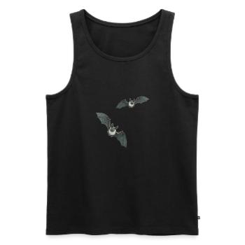 petites chauves-souris - Débardeur bio Premium Homme - noir - Devant - AI Model Male 178 light (178cm)