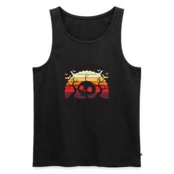 Halloween-Party - Männer Premium Bio Tank Top - Schwarz - Vorne - Michal (187cm)