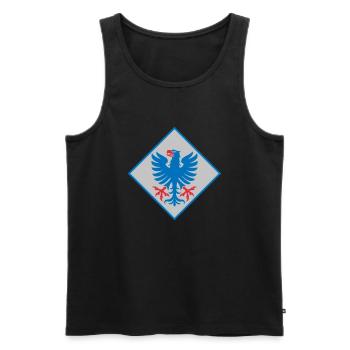 Värmland - Männer Premium Bio Tank Top - Schwarz - Vorne - AI Model Male 178 light (178cm)